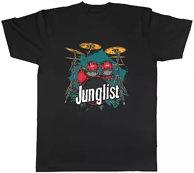 Buy Junglist Drum And Bass Mens T-Shirt DnB Musician DJ Jungle Tee Gift • 9.99£