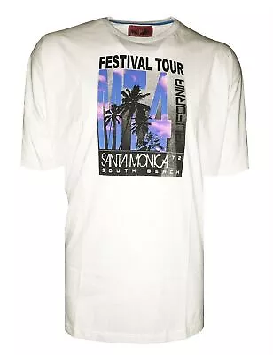 Buy Metaphor Men's   Printed Tee Shirt  Festival Tour  In Size 2XL To 6XL, 2 Colours • 15.95£