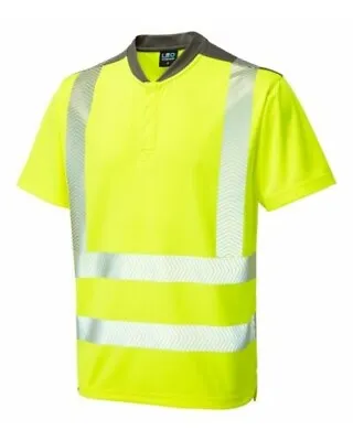 Buy Leo Putsborough Hi Viz Performance T-shirt Size Medium Yellow • 16.95£