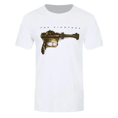 Buy Foo Fighters T-Shirt Ray Gun Rock Official New White • 14.95£