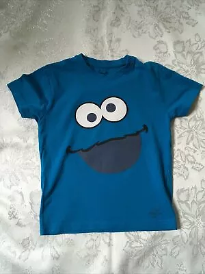 Buy Portaventura World - Sesame Cookie Monster - T Shirt - 5-6 Years • 9.95£