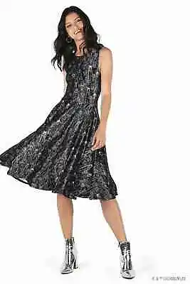 Buy Blackmilk Sentients Velvet Princess Midi Dress Star Wars Size Large L • 144.62£