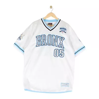 Buy Vintage Fubu Athletics 1992 Bronx T-Shirt White Hiphop White Mens Size L • 79.99£