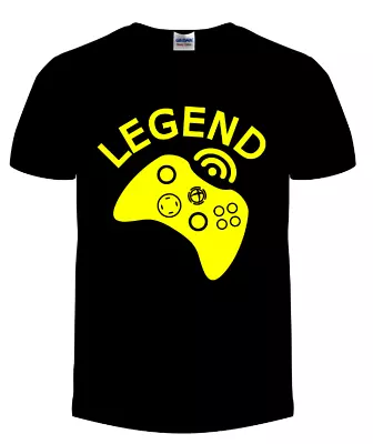 Buy Gaming Legend T Shirt. Boys Kids Children Adult Gift Xbox Tee Top  • 5.99£