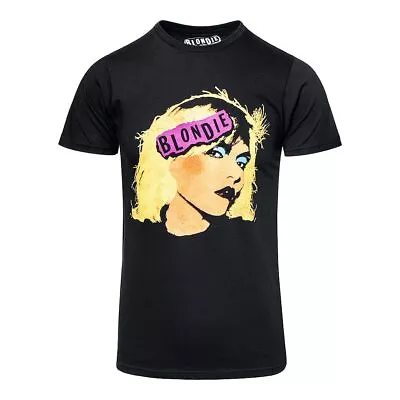 Buy Blondie T-Shirt Punk Logo Band Official New Black • 14.95£