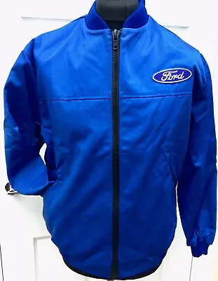 Buy Classic Fully-Lined Ford Badged Bomber Rally BTCC Motorsport Jacket 42.5  Chest • 26.50£