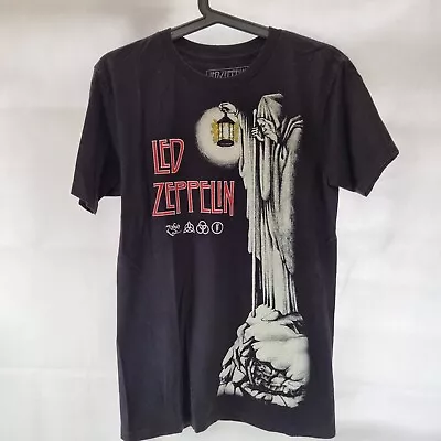 Buy Led Zeppelin The Hermit T Shirt Official Robert Plant Zoso Band Logo Black Small • 14.99£