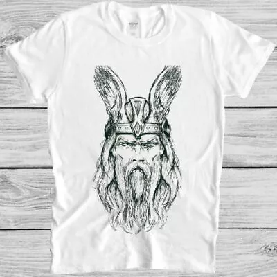 Buy Odin T Shirt Viking God Norse Mythology Cool Gift Tee T Shirt M288 • 6.35£