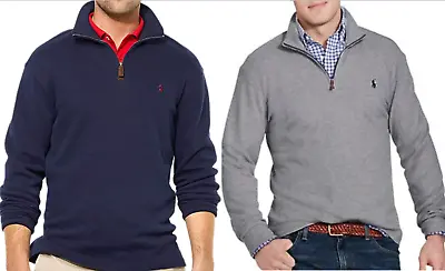 Buy Polo Ralph Lauren Half Zip Jumper Pullover Sweater Sweatshirt Pullover New • 114.14£