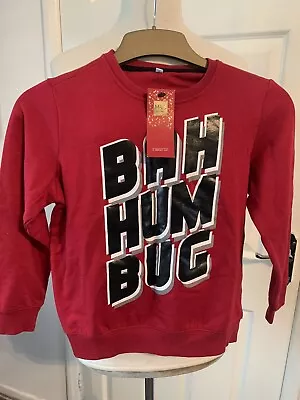Buy Children’s Unisex Christmas Sweatshirt Aged 7-8 Years BNWT • 5£