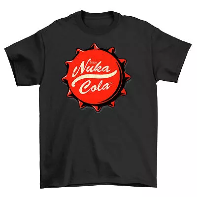 Buy Nuka Bottle Cap Cola Fallout Game T-Shirt Unisex Graphic Print Men's Tee Shirt • 11.98£