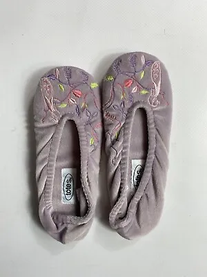 Buy Totes Toasties Womens Stretch Ballet Slippers UK 3-4 • 12.99£