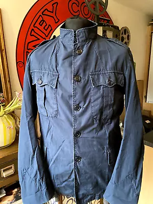 Buy Aspesi Urban Sahariana Blue Jacket 100%cotone Size L • 129£
