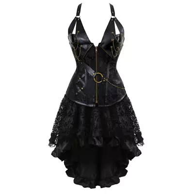 Buy 2021 Top Gothic Corset Skirt XL Halloween Steampunk Women's Clothing  • 84.59£