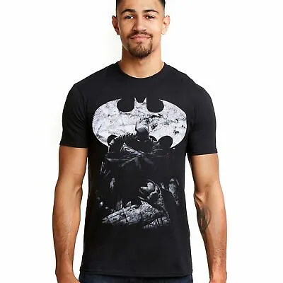 Buy Official DC Comics Mens Batman Dark Knight T-shirt Black S-2XL • 16.99£