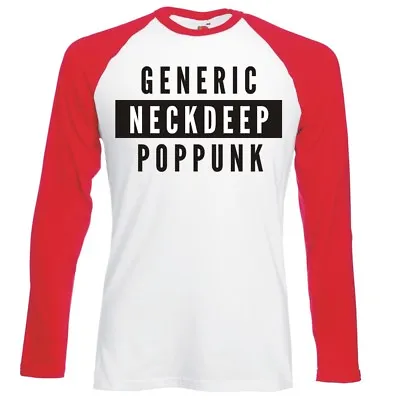 Buy Neck Deep  Generic Pop Punk  Raglan Longsleeve Baseball T-shirt • 16.99£