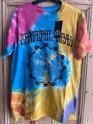 Buy Grateful Dead: ‘1977 Tour’ Multicoloured Tie Dye T-Shirt *Official Merchandise*  • 17.99£
