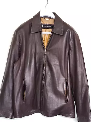 Buy Ashwood Dark Brown Real Quality Leather Jacket == 3xl • 25£