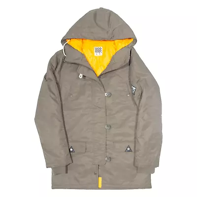 Buy VANS Insulated Mens Rain Jacket Green Hooded S • 34.99£