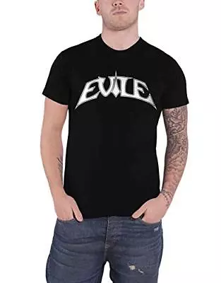 Buy EVILE - LOGO BLACK TS/WHITE PRINT - Size XL - New T Shirt - J72z • 17.15£