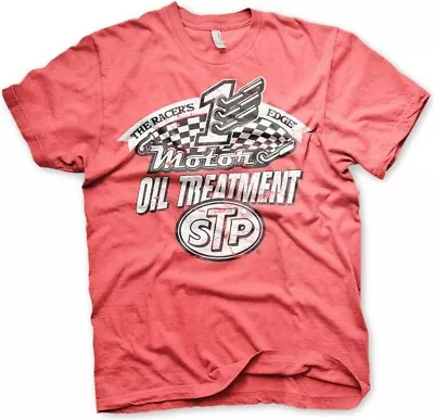 Buy STP Oil Treatment Distressed T-Shirt Red-Heather • 25.81£