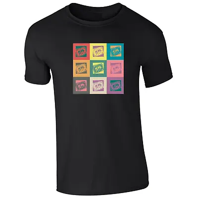 Buy Pop Art T Shirt Cassette Mix Tape Music Retro Gift 70's Wharhole Sizes To 5XL • 10.97£