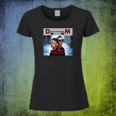Buy Depeche Mode Women's FIT T-shirt Memento Mori World Tour 2024 For Her Present • 14.99£