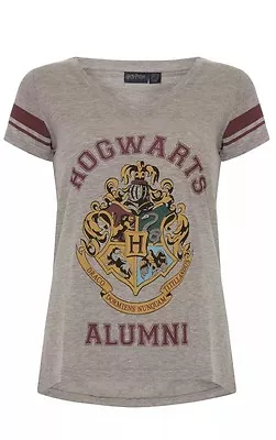 Buy Harry Potter Hogwarts Alumni Ladies T-shirt - Primark Size 10 UK - BNWT • 13£
