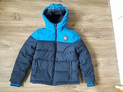 Buy Bench- Boys Navy/blue Hooded Water Repellent Puffer Jacket.9/10 Y. Slightly Used • 45£