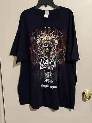 Buy Slayer Ántrax  Lamb Of God Testament T-shirt Size 2xl • 11.80£