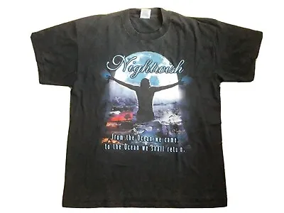 Buy NIGHTWISH 2003 Vintage Tour T Shirt Gothic Metal Within Temptation XL LP Tarja • 58.80£