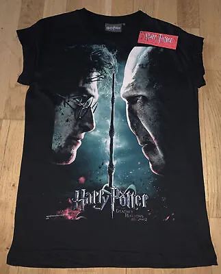 Buy New! Harry Potter Deathly Hallows Part 2 Women’s T-Shirt Atmosphere Size 8 • 7.99£