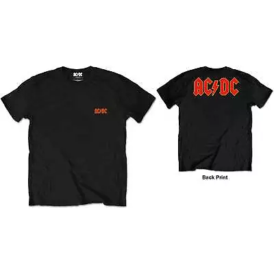 Buy AC/DC Unisex T-Shirt: Logo (Back Print/Retail Pack) OFFICIAL NEW  • 18.29£