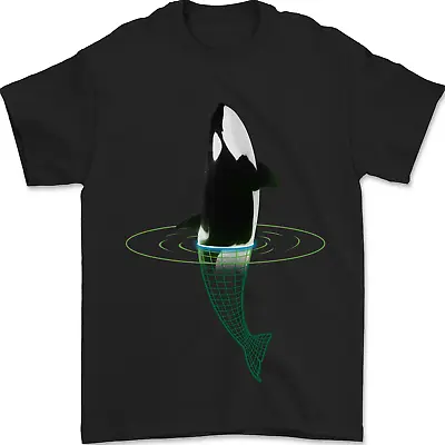 Buy A SCI-FI Orca Whale Mens T-Shirt 100% Cotton • 8.49£