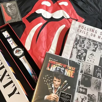 Buy Rolling Stones Bundle Memorabilia Sixty Tour VIP Watch Jacket Jigsaw DVD Tape • 129.95£