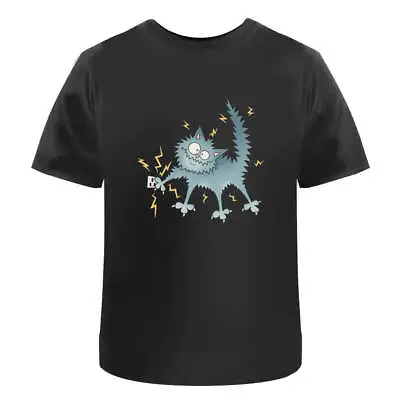 Buy 'Electrocuted Cat' Men's / Women's Cotton T-Shirts (TA028569) • 11.99£