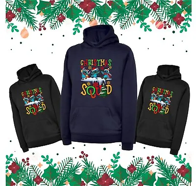Buy Christmas Squad Lilo & Stitch Merry Christmas Hoodie Santa Candy Stick Xmas Top • 18.99£