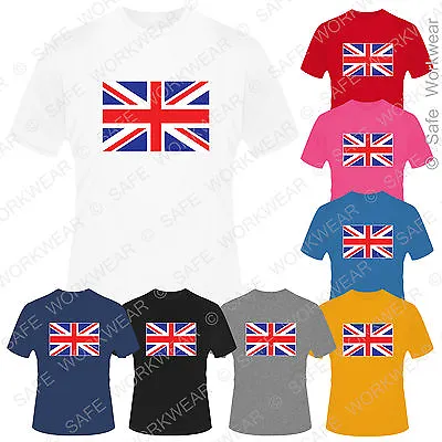 Buy Children's Union Jack T-Shirt Britain UK Flag D2 For Kids Boys Girls Tops • 6.99£
