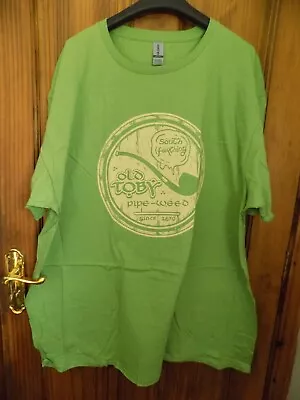 Buy Old Toby Pipe Weed South Farthing LOTR Hobbit T-Shirt 2XL XXL New • 9.99£