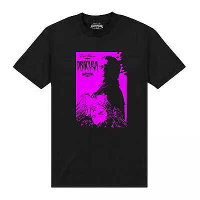 Buy Official Horrorline Dracula T-Shirt Short Sleeve Crew Neck T Shirt Tee Top • 22.95£