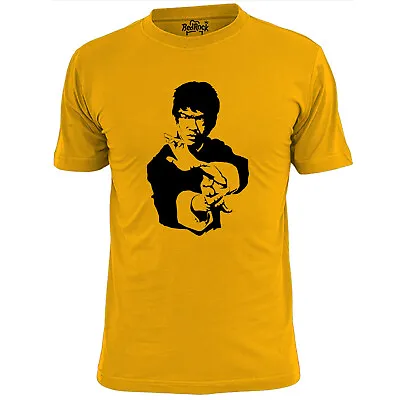 Buy Mens Bruce Lee Silhouette V1 T Shirt Martial Arts Karate Kung Fu • 10.99£
