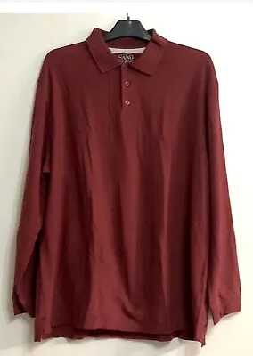 Buy Sand Stone Authentic Polo T Shirt Long  Sleeved Size XL (E 16) • 4.99£