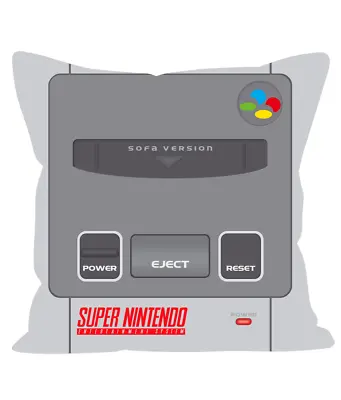 Buy SNES Super Nintendo /Famicom Console Design 12  Square Sofa Cushion Throw Pillow • 19.99£