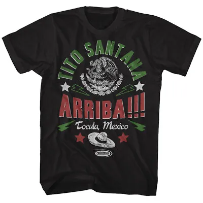 Buy Powertown Tito Santana ARRIBA Tocula Mexico WWE Wrestling Champ Men's T Shirt • 41.50£