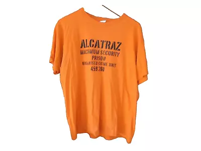 Buy T Shirt Alcatraz Maximum Security Prison Organised Crime Unit Design Size L Used • 10£