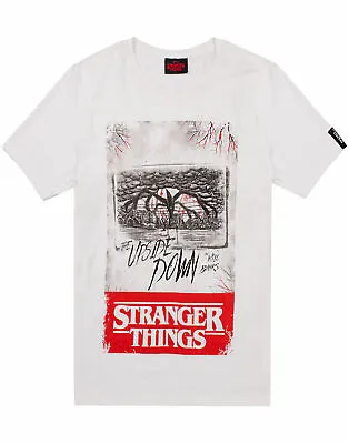 Buy Stranger Things T Shirt Mens Upside Down Adults Merchandise Top Gift • 14.99£