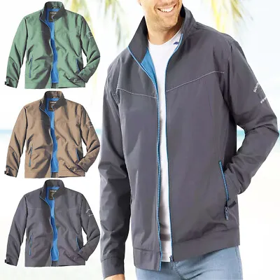 Buy Ex Mens Rain Jacket Windbreaker Lightweight Plain Waterproof Casual Coat S-3XL • 13.97£