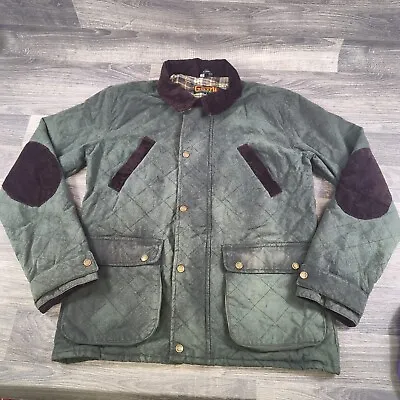 Buy Game Technical Apparel Waxed Cotton Green Coat Jacket Made In England Size Large • 22.95£