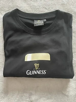 Buy Guinness Official Merchandise Black Tee  Mens Size L Of Guinness  • 12£
