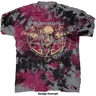 Buy Avenged Sevenfold - Ritual - Unisex Official Licenced T-Shirt - Grey Dip Dye • 15.40£